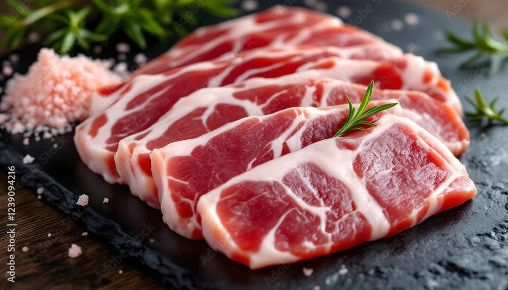 Juicy Pork Collar Steaks Ready for Grilling Juicy Pork Collar Steaks Ready for Grilling