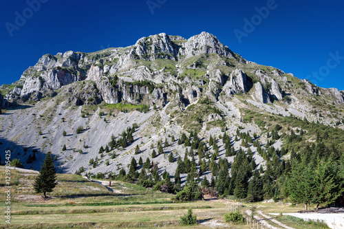 Landscape at the Tzoumerka Mountains in Epirus, Greece photo