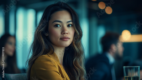 Wallpaper Mural Empowered Businesswoman Leading with Confidence Torontodigital.ca