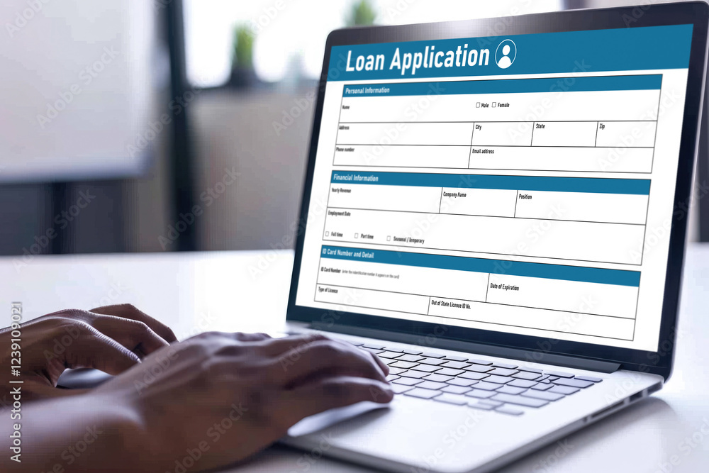 Online loan application form for brisk digital information collection on the internet network Online loan application form for brisk digital information collection on the internet network