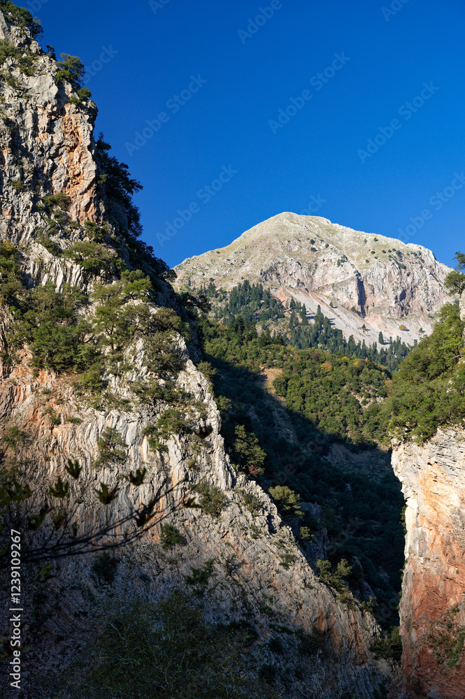 Landscape at the area of the Agrafa Mountains in Central Greece Landscape at the area of the Agrafa Mountains in Central Greece