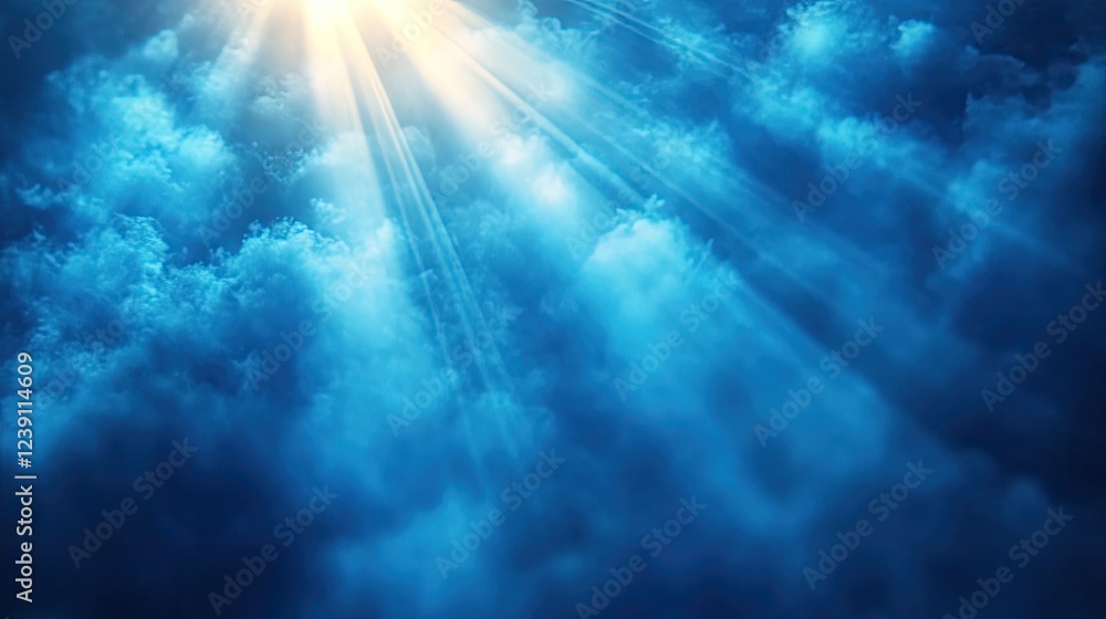 Fototapeta premium A radial burst background featuring soft shades of light blue radiating from a central point,