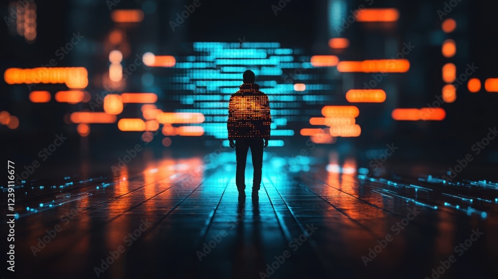 Fototapeta premium Navigating digital transformation culture in organizational change