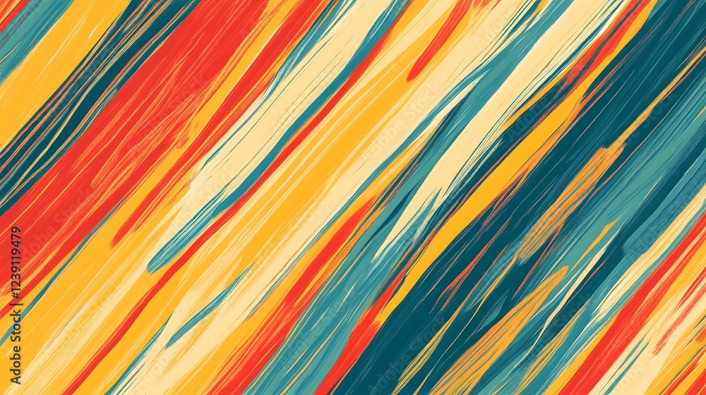 Abstract Diagonal Brush Strokes in Warm Colors Abstract Diagonal Brush Strokes in Warm Colors