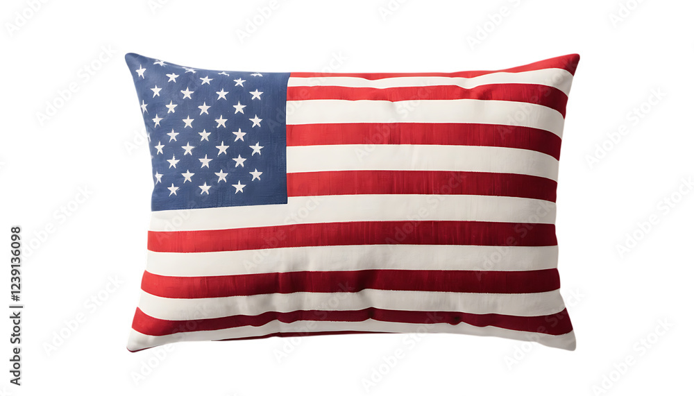 Fototapeta premium American flag pillow png 