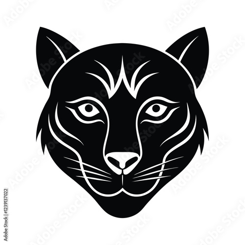 Amazonian Rainforest Spirit Animal Face A Mystical Jungle Guardian Symbol