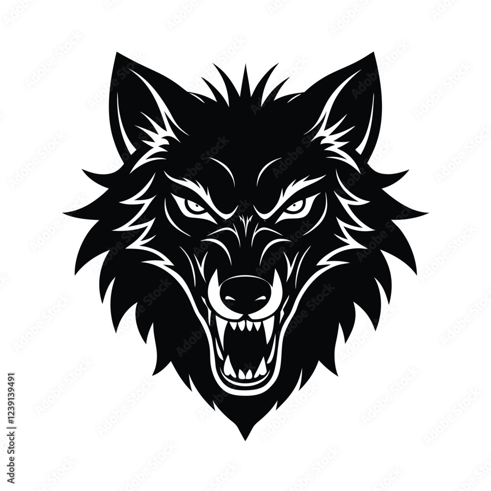 Fototapeta premium lion head tattoo