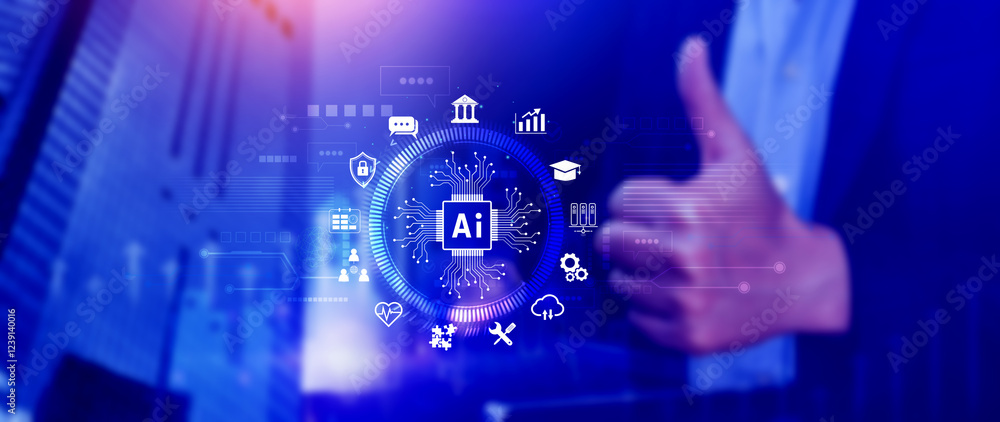 AI Artificial intelligence for business concept. AI brain processors in the concept of AI engineering, Innovative technology Machine learning. AI Artificial intelligence for business concept. AI brain processors in the concept of AI engineering, Innovative technology Machine learning.