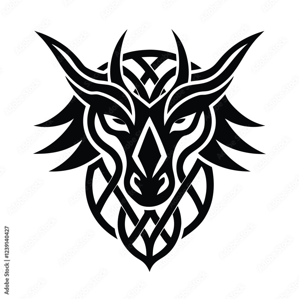 tribal skull tattoo tribal skull tattoo