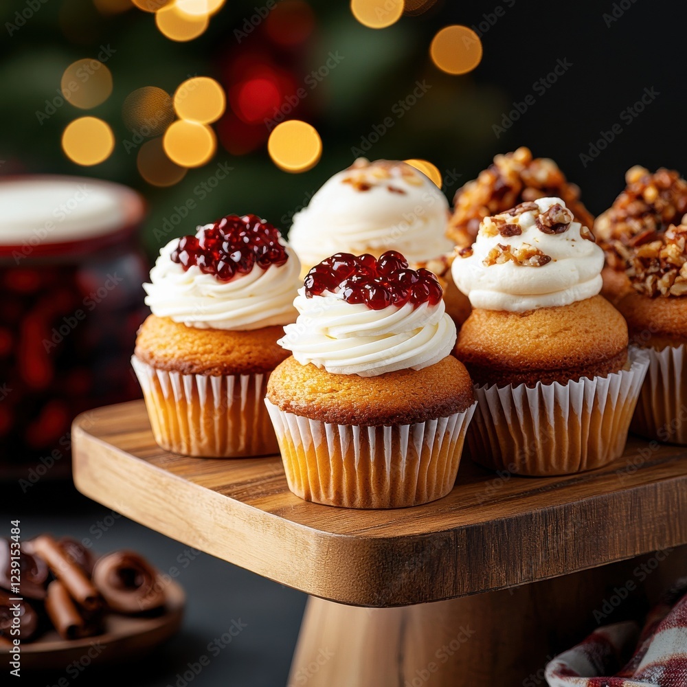 Delicious thanksgiving desserts displayed on rustic table golden hour light close-up shot inviting atmosphere Delicious thanksgiving desserts displayed on rustic table golden hour light close-up shot inviting atmosphere