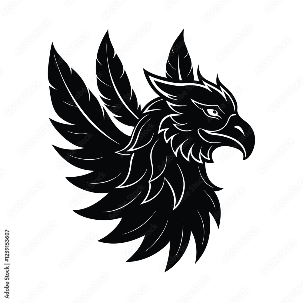 Obraz premium eagle tattoo design