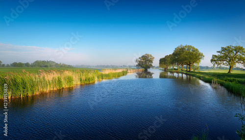 lake of ankeveen in the netherlands photo