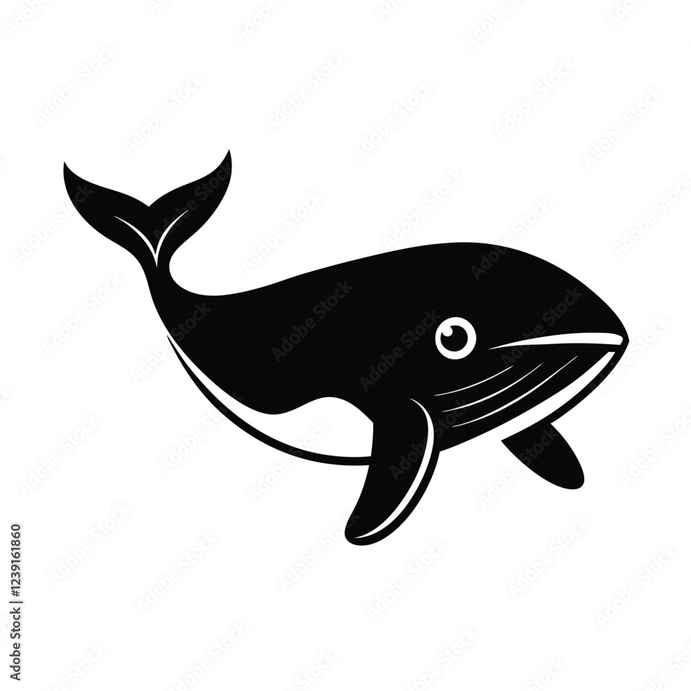 Fototapeta premium shark cartoon isolated on white background