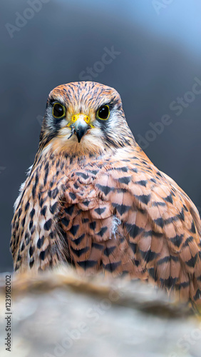 close up of a hawk