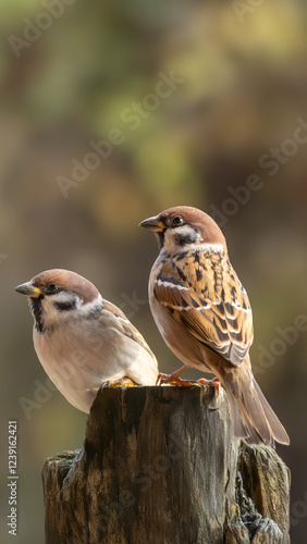 sparrow on a branch
