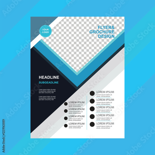 Creative Corporate amp Business Flyer Brochure Template Design abstract business flyer vector