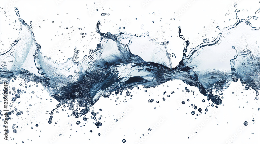High-Quality Water Splash PNG with Transparent Background High-Quality Water Splash PNG with Transparent Background