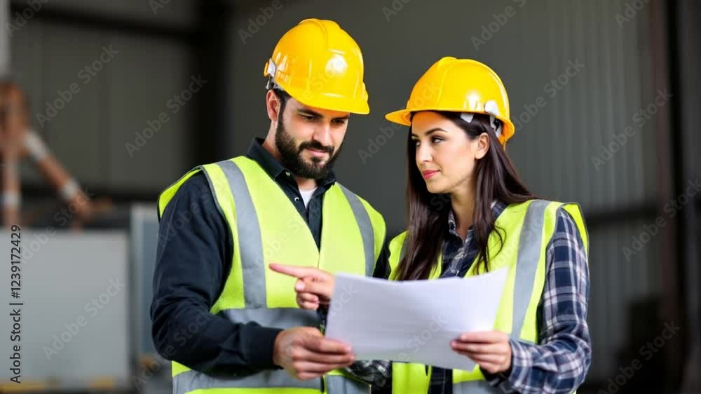 custom made wallpaper toronto digitalTwo construction workers wearing yellow hard hats and reflective vests