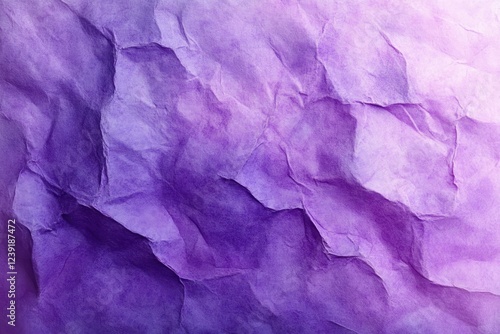 Wallpaper Mural Purple Crumpled Paper Texture Background with White Grunge Border Torontodigital.ca