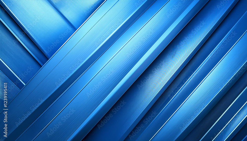 Fototapeta premium blue heritage with diagonal strains in mild blue and dark blue creating an summary gradient impact generative ai