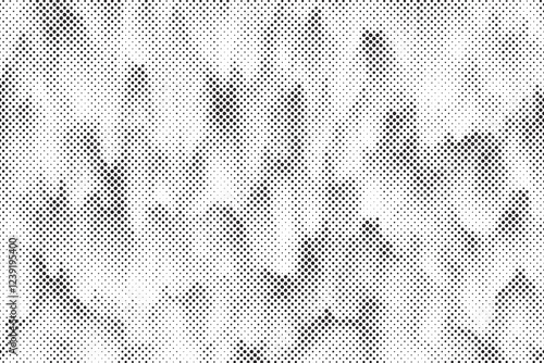 Abstract halftone background. Black and white halftone grunge texture. Vector Abstract overlay. Grunge halftone black dost texture background.