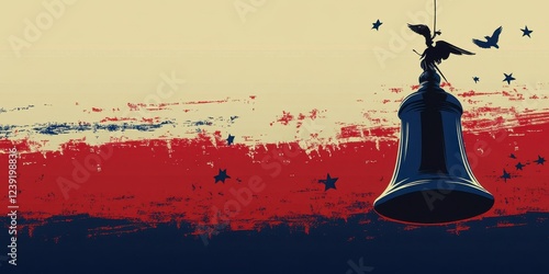 Liberty Bell Angel Patriotism American Stars photo