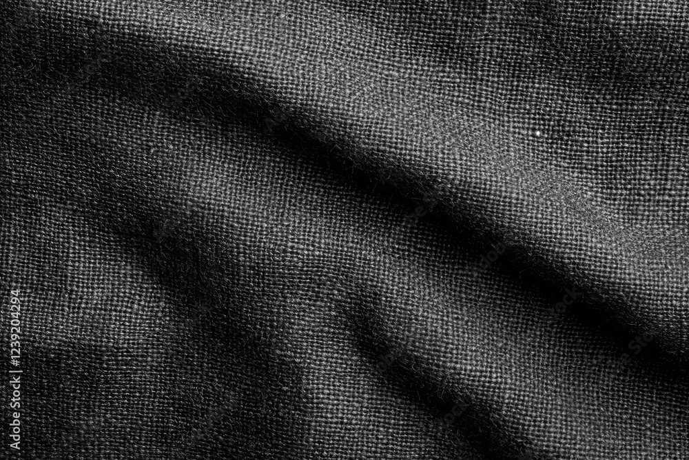 Fototapeta premium Macro view of textured tweed fabric showcasing intricate patterns and depth