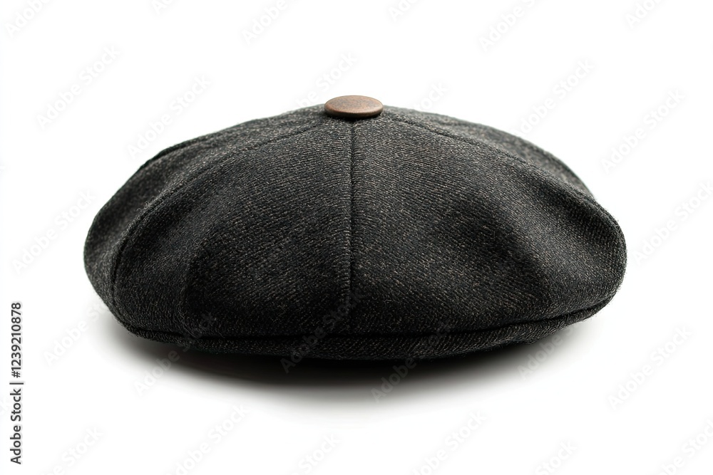 Black cap isolated on white background Black cap isolated on white background