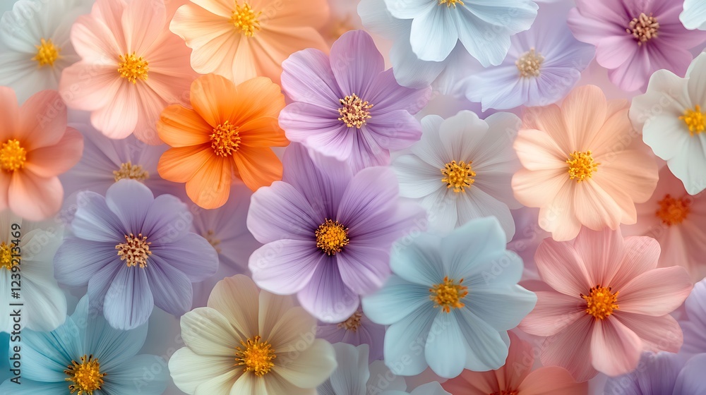 Vibrant Hibiscus Flower Pattern Vibrant Hibiscus Flower Pattern