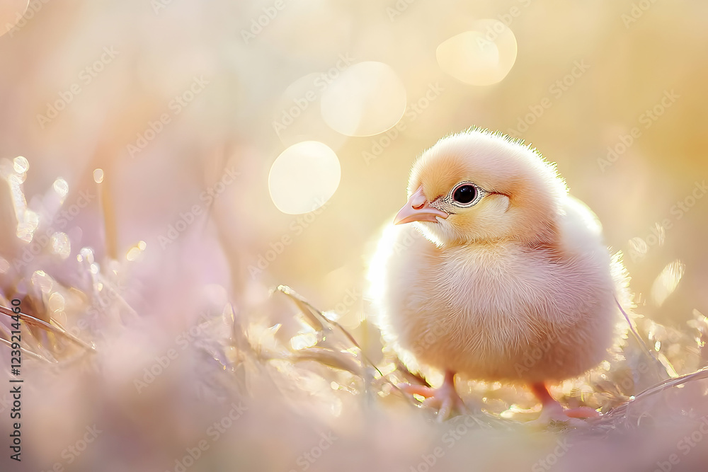 Charming Chick Photo in Soft Light Delight Charming Chick Photo in Soft Light Delight