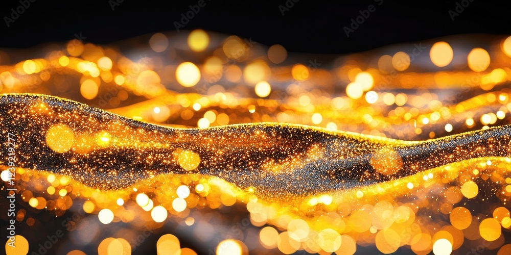 Happy New Year celebration with vibrant sparkling fireworks illuminating the midnight sky Happy New Year celebration with vibrant sparkling fireworks illuminating the midnight sky