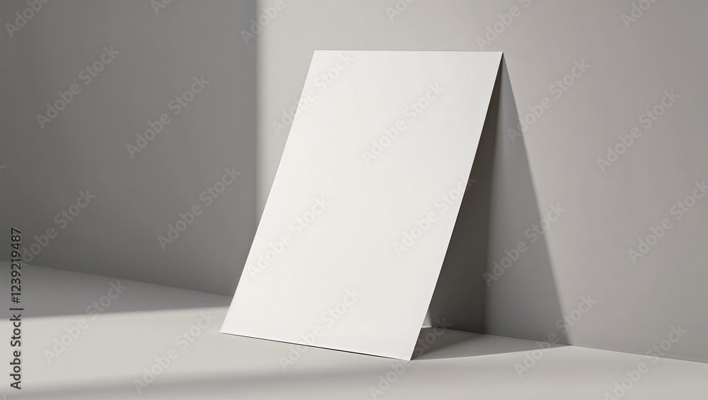 Fototapeta premium blank flyer brochure mockup