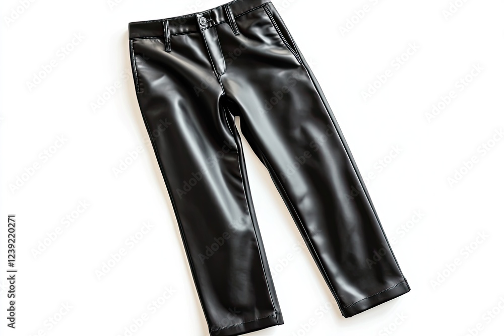 Black pants isolated on white background Black pants isolated on white background