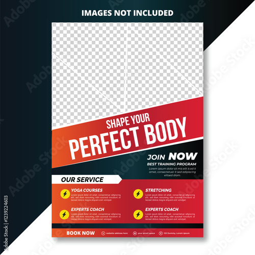 Unique Fitness Flyer design