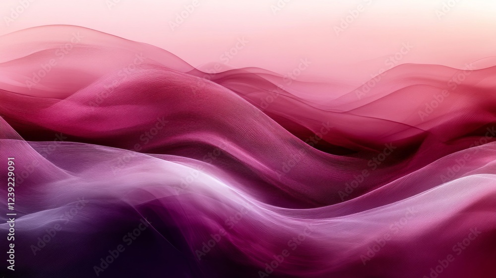 Obraz premium Abstract Pink Purple Waves Background