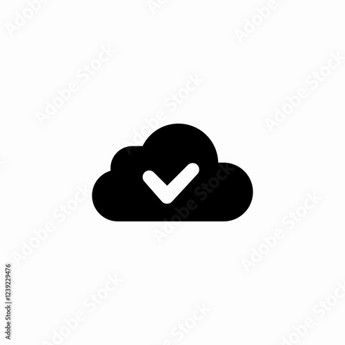 cloud set icon sign vector