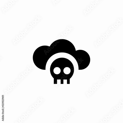 cloud error icon sign vector