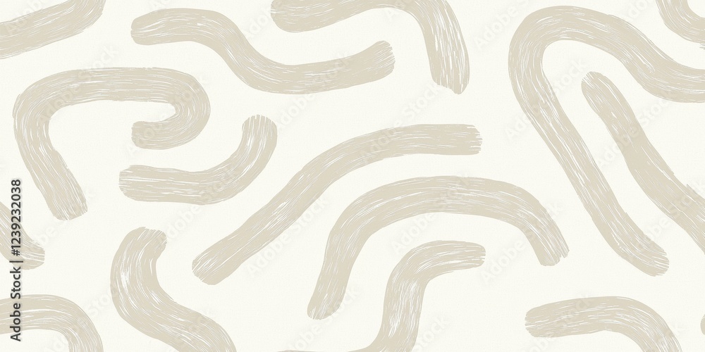 Abstract Beige Wavy Lines Pattern, Modern Decorative Design Elements, Creative Artistic Texture Abstract Beige Wavy Lines Pattern, Modern Decorative Design Elements, Creative Artistic Texture