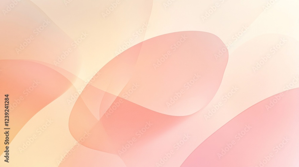 Abstract Pastel Background with Soft Organic Shapes Abstract Pastel Background with Soft Organic Shapes