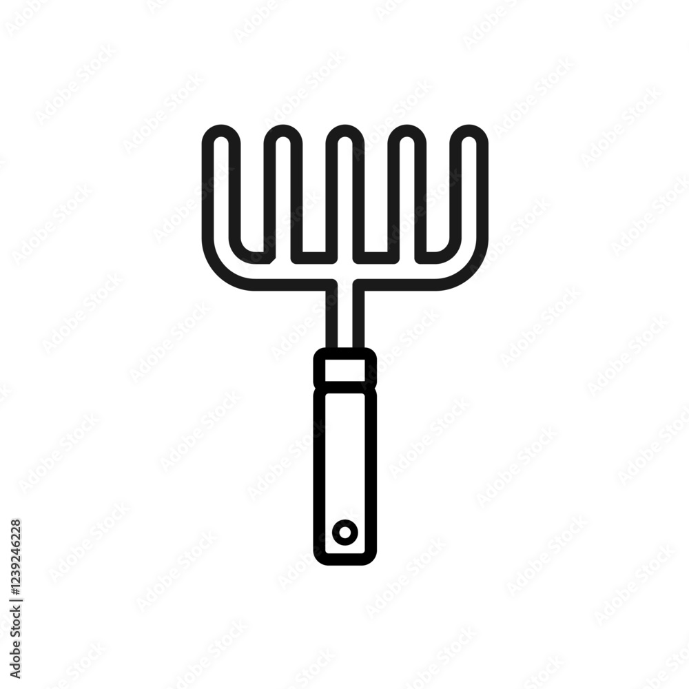 Rake - vector icon Rake - vector icon
