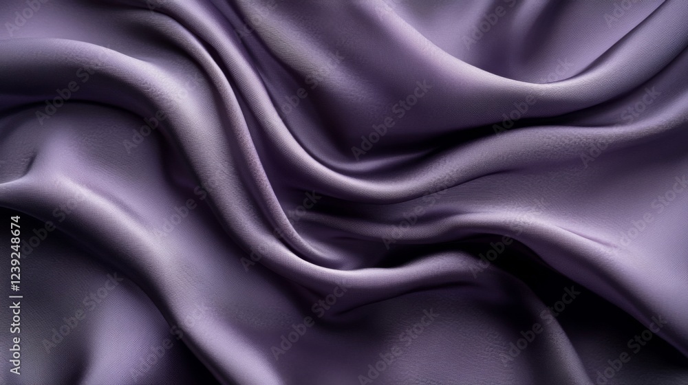Obraz premium Draped Purple Silk Fabric Texture