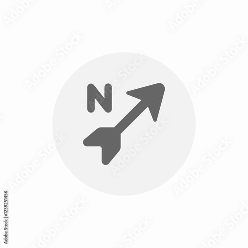 wind directions icon sign vector