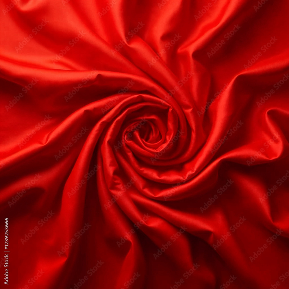 Obraz premium RED SILK FABRIC BACKGROUND