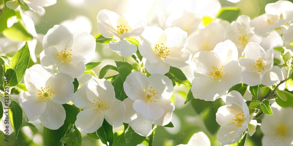 Obraz premium Delicate wildflowers gently swaying in sunlight, soft highlights revealing intricate details, editorial style
