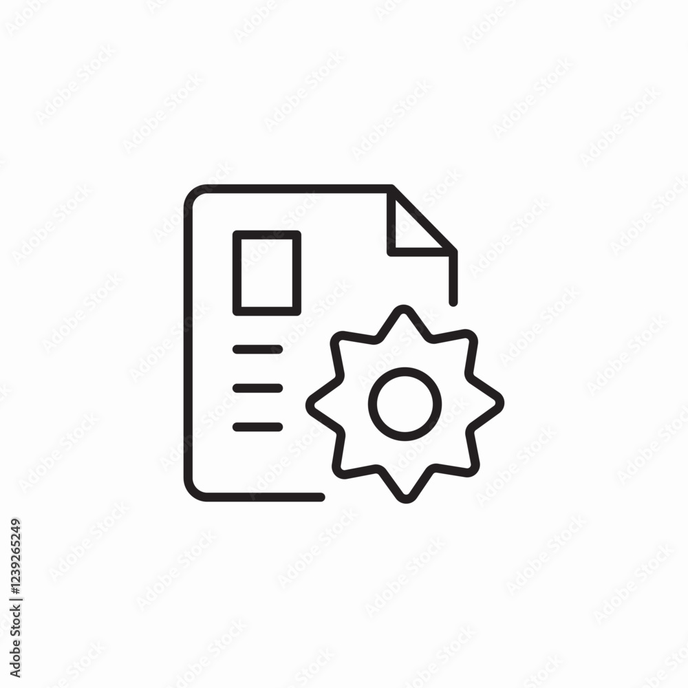 document modify icon sign vector document modify icon sign vector