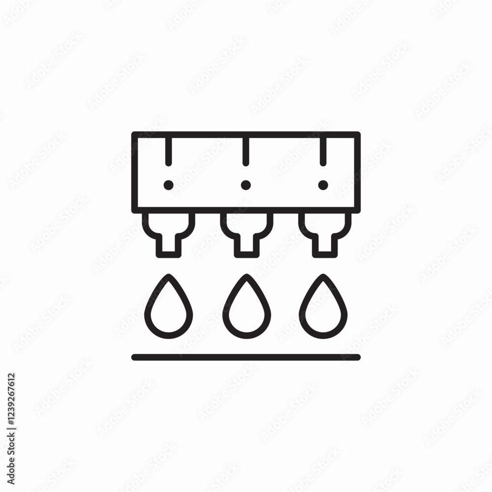 ink drops icon sign vector ink drops icon sign vector