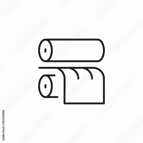 rolling papers icon sign vector