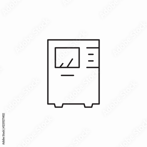 voltage regulator icon sign vector