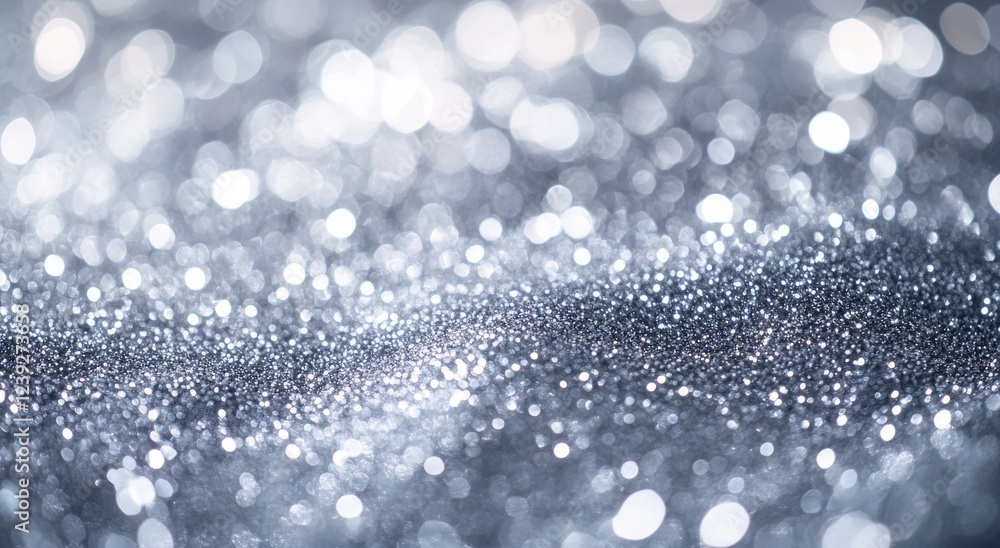 Shimmering Silver Bokeh Effect with Soft Glowing Lights Creating a Dreamy Abstract Background for Festive and Elegant Designs Shimmering Silver Bokeh Effect with Soft Glowing Lights Creating a Dreamy Abstract Background for Festive and Elegant Designs