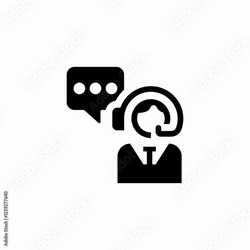 customer service icon sign vector